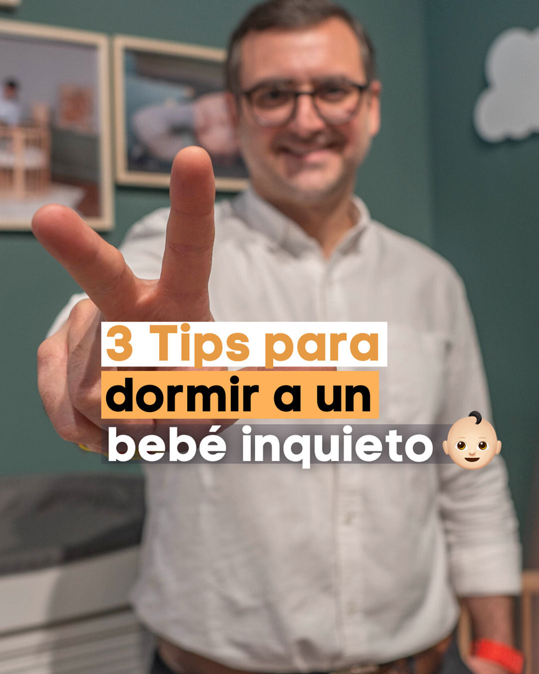 El secreto para dormir a un bebé inquieto