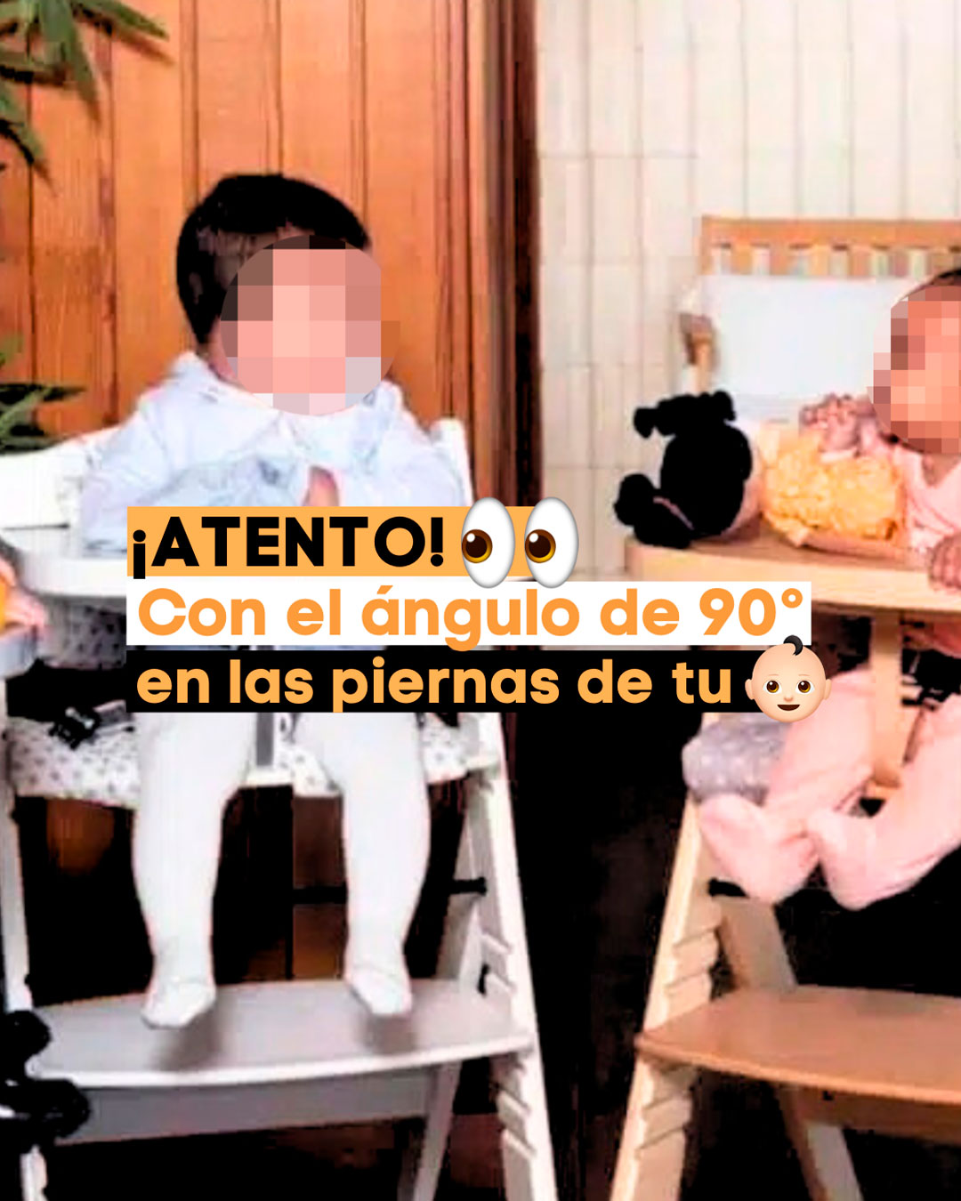 La Importancia de la Postura Correcta en la Trona: ¿Por Qué 90º es el Ángulo Ideal?