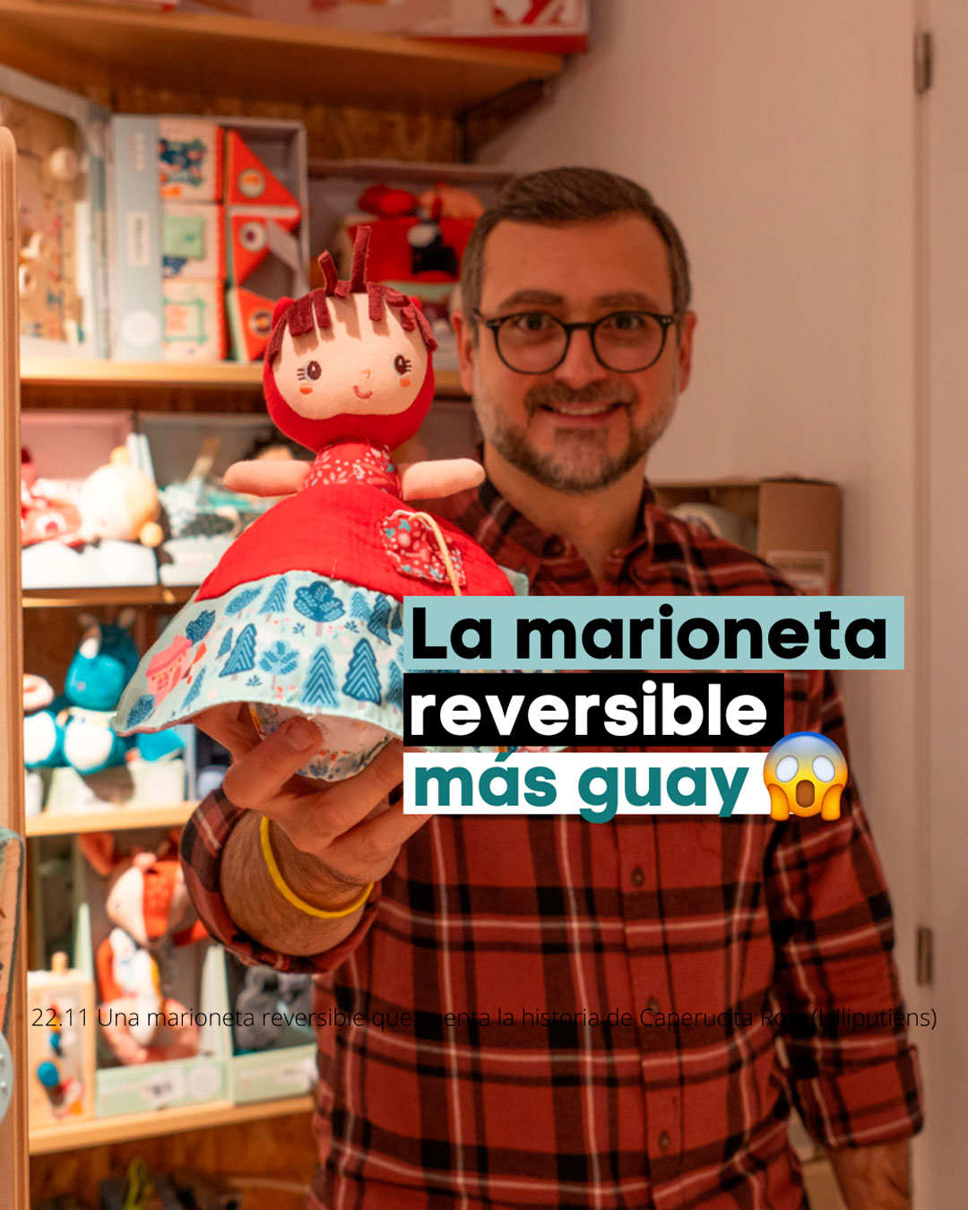 El Cuento Cobra Vida con Esta Marioneta de la Caperucita Roja