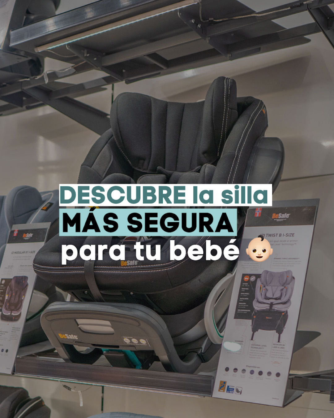 ¡Viajes seguros y sin preocupaciones! Conoce las sillas Besafe con Plus Test