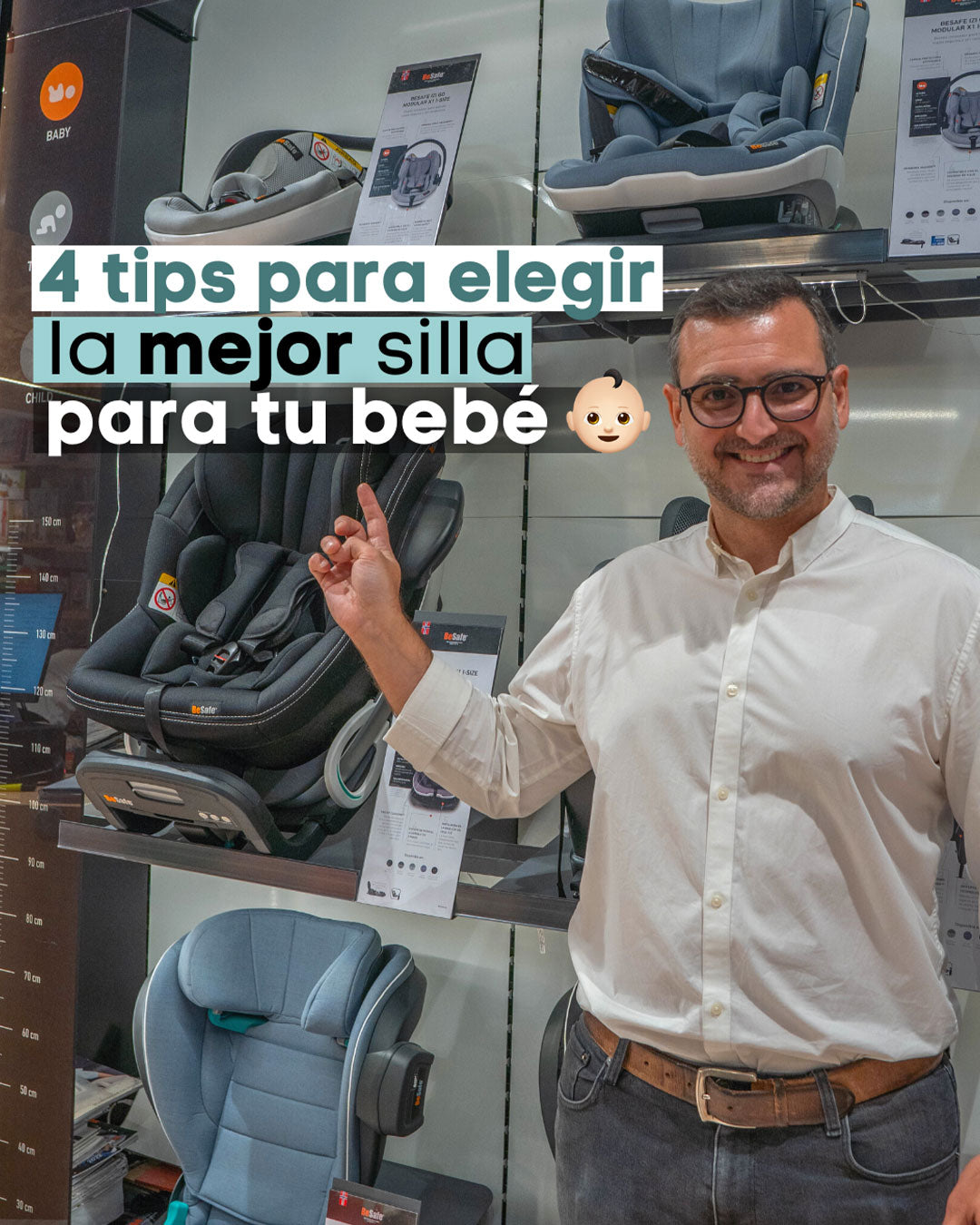 ¿Cómo saber qué silla de coche necesita tu bebé?