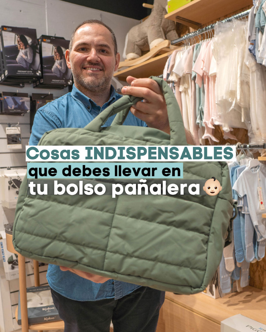 Lista de compras completa. Recibe a tu bebé con todo lo necesario