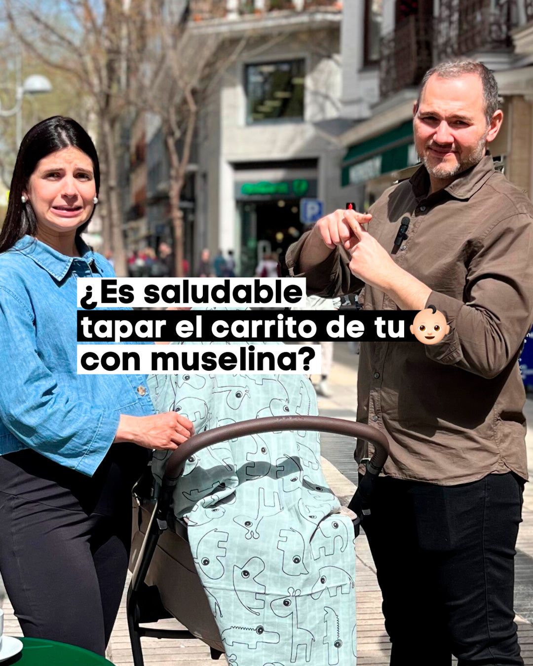 ¿Es Buena Idea Tapar con una Muselina el Carrito de tu Bebé?