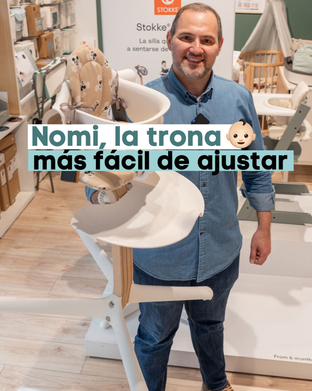 Esta es la Trona Para Bebés Más Fácil de Ajustar