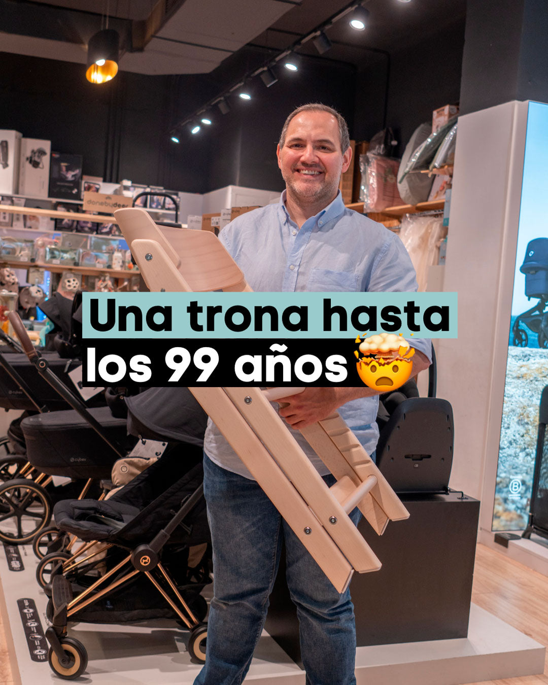 Trona Click & Fold de CYBEX: Compacta, Evolutiva e Ideal para Espacios Reducidos