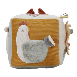 Cubo blandito de actividades Little Farm Little Dutch