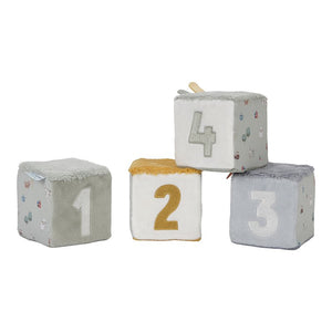 4 Cubos apilables blanditos Little Farm Little Dutch