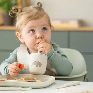 Pack de 2 vasos con pajita de silicona Done by Deer Playground