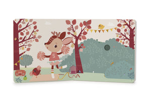 Libro de sonidos y texturas "Happy Forest" Lilliputiens