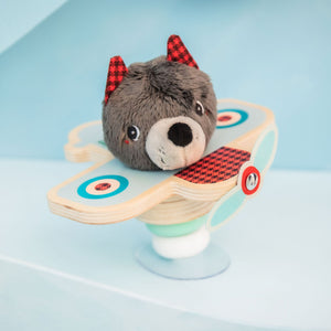 Louis en avión swing (con ventosa) Lilliputiens