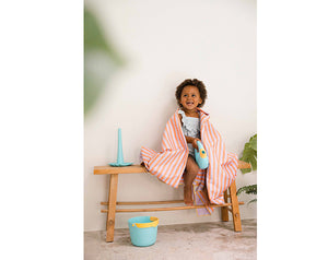 Toalla de juego “On the road - Lavanda" Doble cara y multifunción Quut