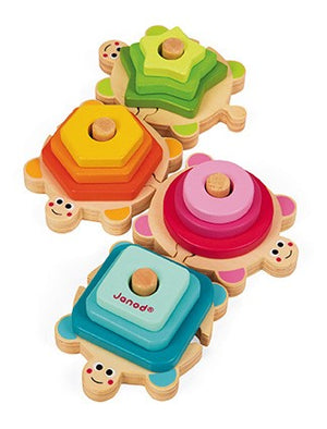 Tortugas apilables madera Janod