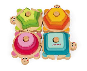 Tortugas apilables madera Janod