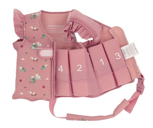 Chaleco flotador con volantes aprendizaje 2025 Monnëka