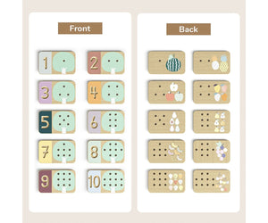 Juego Educativo TopBright Trainer of Fruit Trees Numbers