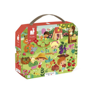 Puzle El huerto - 36 piezas Janod