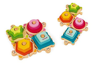 Tortugas apilables madera Janod