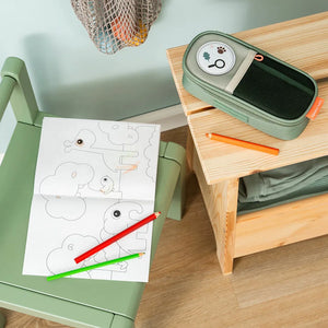 Estuche escolar doble Tiny Trails