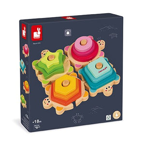 Tortugas apilables madera Janod