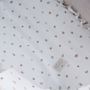 Kit base capazo con volante y muselina Uzturre