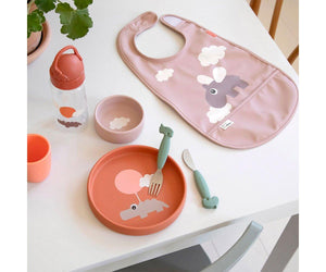 Babero con velcro Happy Clouds Done by Deer