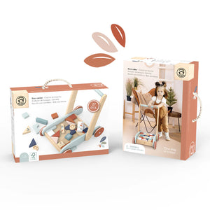 Andador con bloques de madera Speedy Monkey