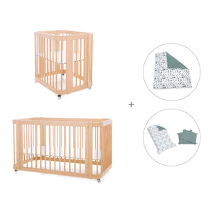 Minicuna-cuna-cama Crea Tre Nomad 4en1 Alondra