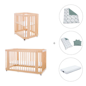 Minicuna-cuna-cama Crea Tre Nomad 4en1 Alondra