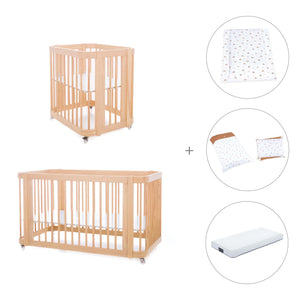 Minicuna-cuna-cama Crea Tre Nomad 4en1 Alondra