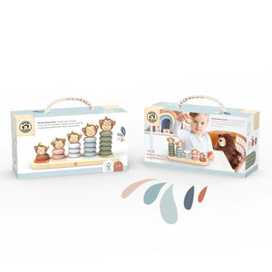 Juego de apilar con monos Speedy Monkey