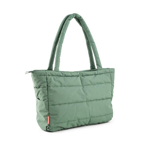 Bolso tote acolchado con cambiador