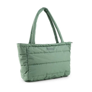 Bolso tote acolchado con cambiador