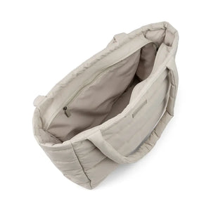 Bolso tote acolchado con cambiador