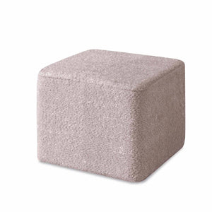 Puf para mecedora de lactancia en tejido borreguito Alondra