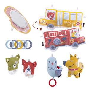 Alfombra de actividades 3 en 1 gymotion urban de yookidoo