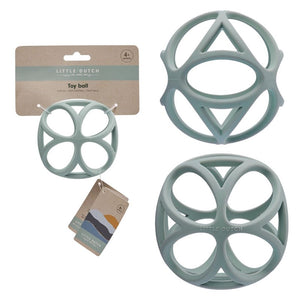 Pelota sensorial silicona verde Little Dutch
