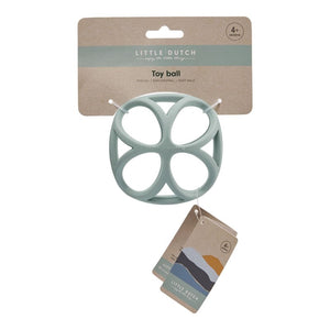 Pelota sensorial silicona verde Little Dutch