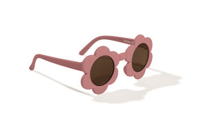 Gafas de sol redondas flor rosas Little Dutch