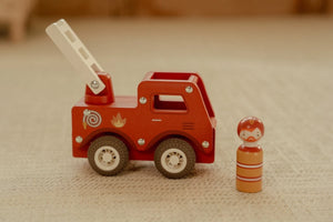 Camión de bomberos de madera FSC Little Dutch