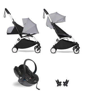 Pack Carrito Stokke YOYO3 Duo + Cybex Cloud T I-Size (Comfort) + Adaptadores Stokke YOYO
