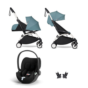 Pack Carrito Stokke YOYO3 Duo + Cybex Cloud T I-Size (Comfort) + Adaptadores Stokke YOYO