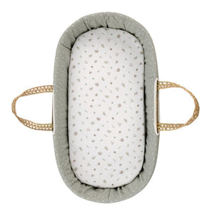 Sábana Bajera Moisés/Capazo Pack 2 Unidades 35x80x7 cm