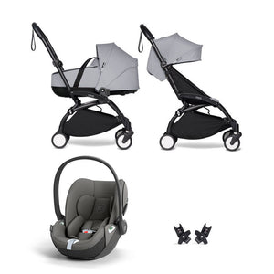 Pack Carrito Stokke YOYO3 Bassinet Duo + Cybex Cloud T I-Size (Comfort) + Adaptadores Stokke YOYO