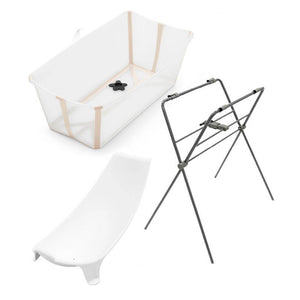 Pack bañera plegable flexi bath Stokke + soporte + asiento