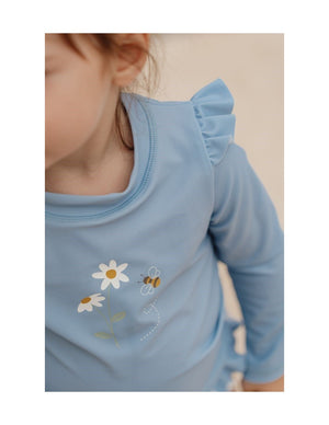 Camiseta Baño manga larga Daisies Little Dutch