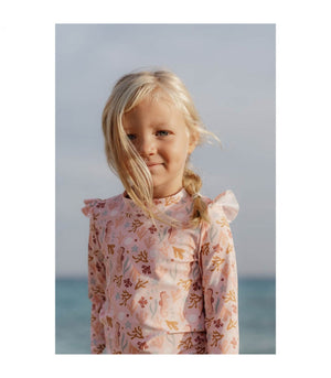 Camiseta Baño manga larga Ocean Dreams Rosa Little Dutch