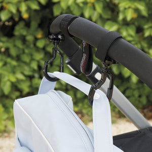 GANCHO CARRO CARABINERO SOLID NEGRO 13X6X3 CM