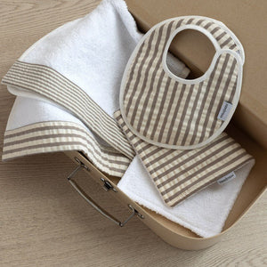 Juego de 2 Toallitas Derby Beige Cambrass