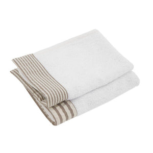 Juego de 2 Toallitas Derby Beige Cambrass