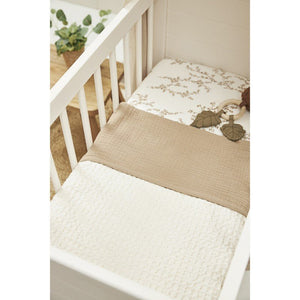 Manta minicuna gofrada Waffle Meyco